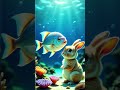 rabbit & fish #shortvideo