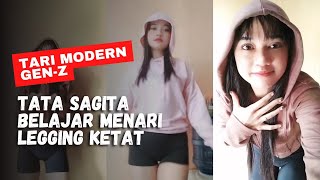 Putri Sagita legging ketat jogging dipagi hari