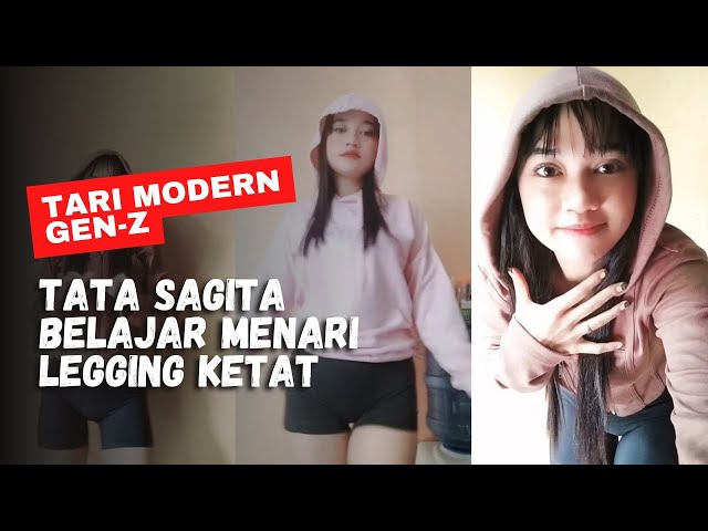 Putri Sagita legging ketat joget pargoy class=