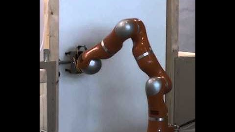 Interactive Estimation of Moment of Inertia and Friction of a Door Using Force Sensors