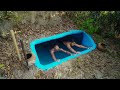 Build The Most Tunnel Temple Swimming Pool Underground