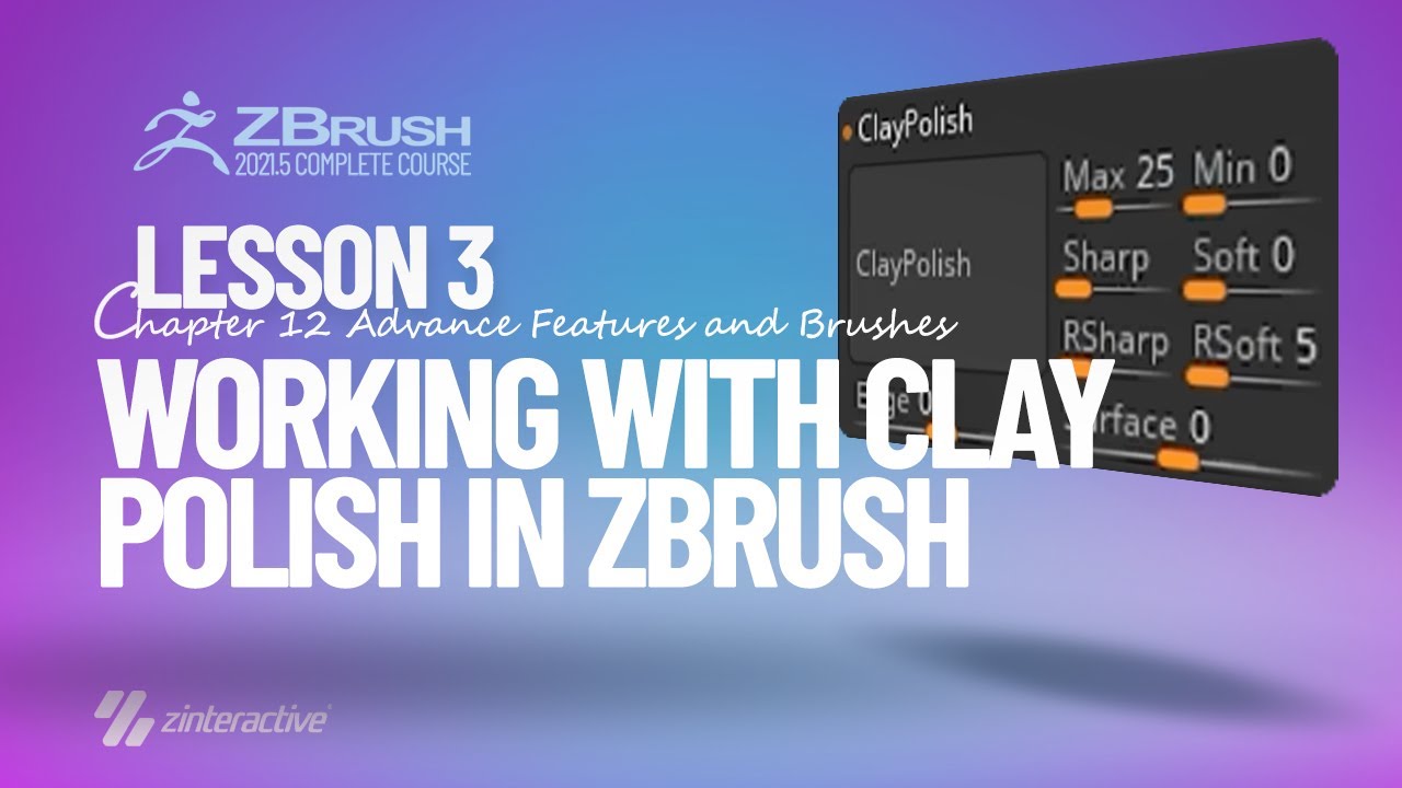 clay polish for cloth zbrush