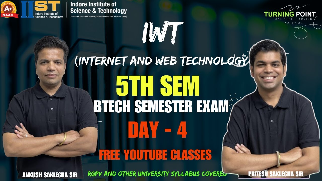 DAY 4 | IWT | Internet and Web Technology | RGPV and other University ...