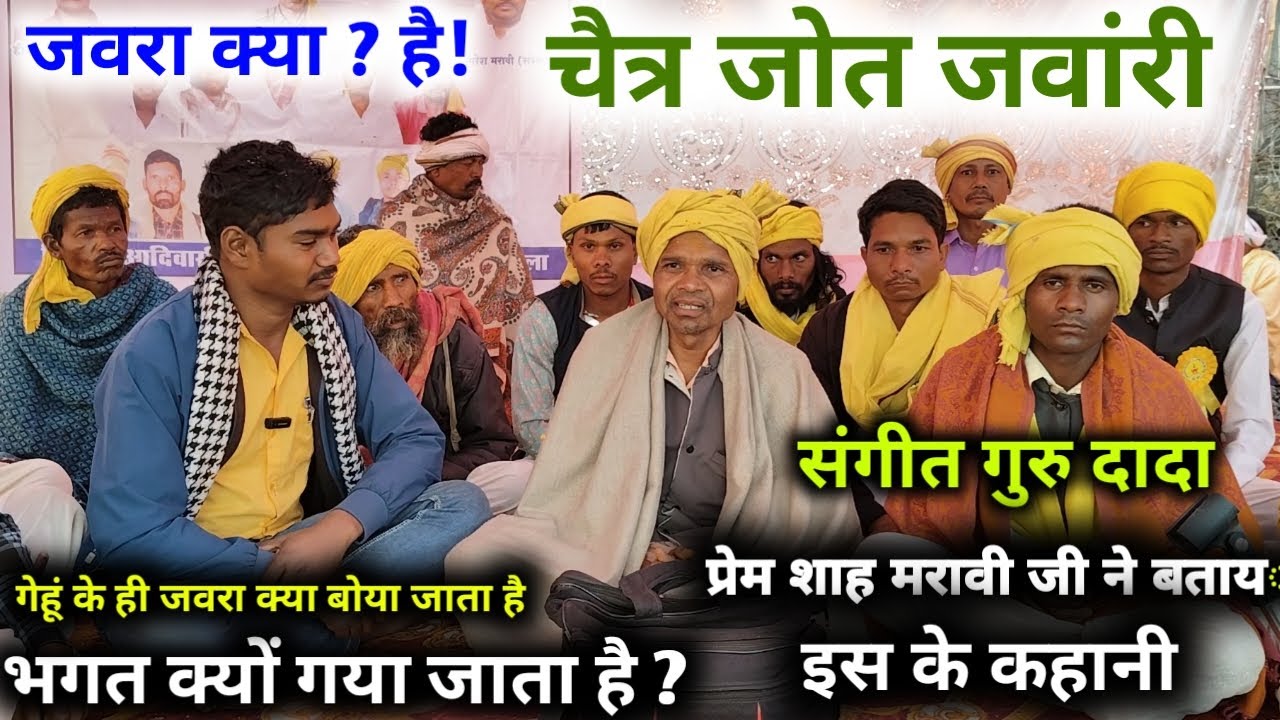 चैत्र जोत जवांरी ! गेहूं के ही जवरा क्या बोया जाता है / Prem Shah Maravi Jot jawara #dehatihindishow
