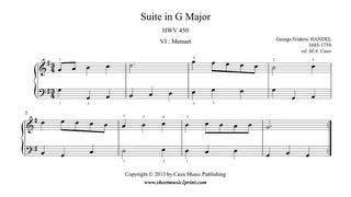 Handel : Menuet in G Major, HWV 450