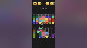 Water Sort Puzzle Level 859 Walkthrough Solution Android/iOS 💦