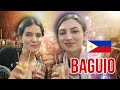 2 european girls exploring night market in baguio  philippines  with susieinthephilippines