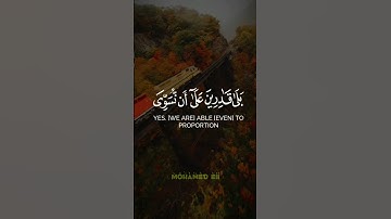 لا أقسم بيوم القيامة // ما تيسر من #سورة_القيامة -الآية 1 🎧🎧