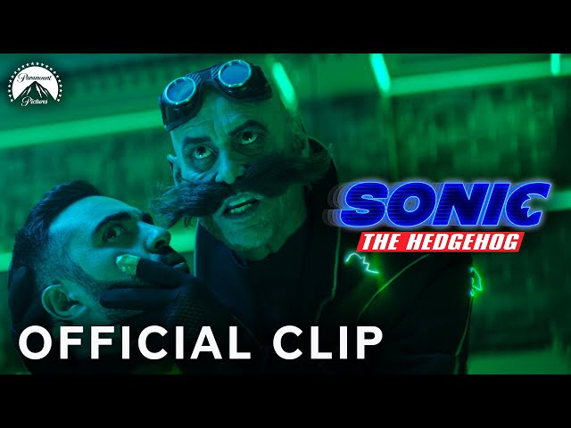 Sonic the Hedgehog 2 | Dr. Robotnik and Police Faceoff | Paramount Movies class=