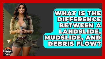What Is The Difference Between A Landslide, Mudslide, And Debris Flow?