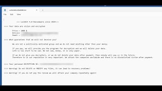 Details LockBit 4.0 ransomware (.xa1Xx3AXs virus). How to remove Update