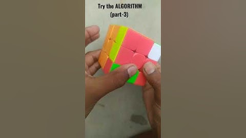 Try the ALGORITHM (part-3) 🤯🗿|| #shorts #viral #trending #cube #algorithm #youtube #song #india ||