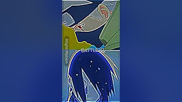 Sasuke (no rinnegan) vs Kakashi