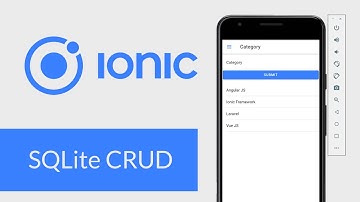 Ionic app with SQLite CRUD operation