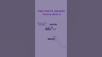 95 Square trick II #shorts #maths #squaretrick