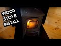 Wood Stove Install In Off Grid Cabin