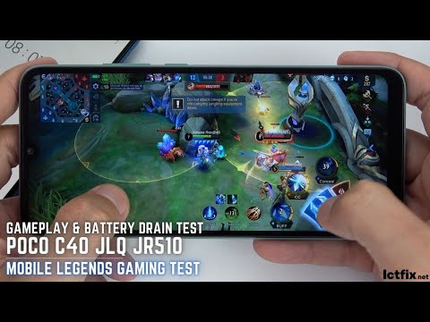 Poco C40 Mobile Legends Gaming test | JLQ JR510, 4GB RAM