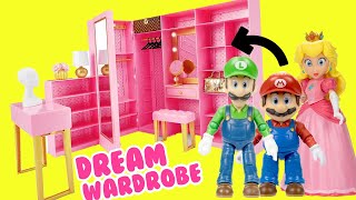 The Super Mario Bros Movie Princess Peach Builds Mini Brands Dream Wardrobe with Dolls screenshot 5