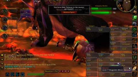 WoW 2006: Onyxia Raid Wipe at 1% (with Ventrillo banter)