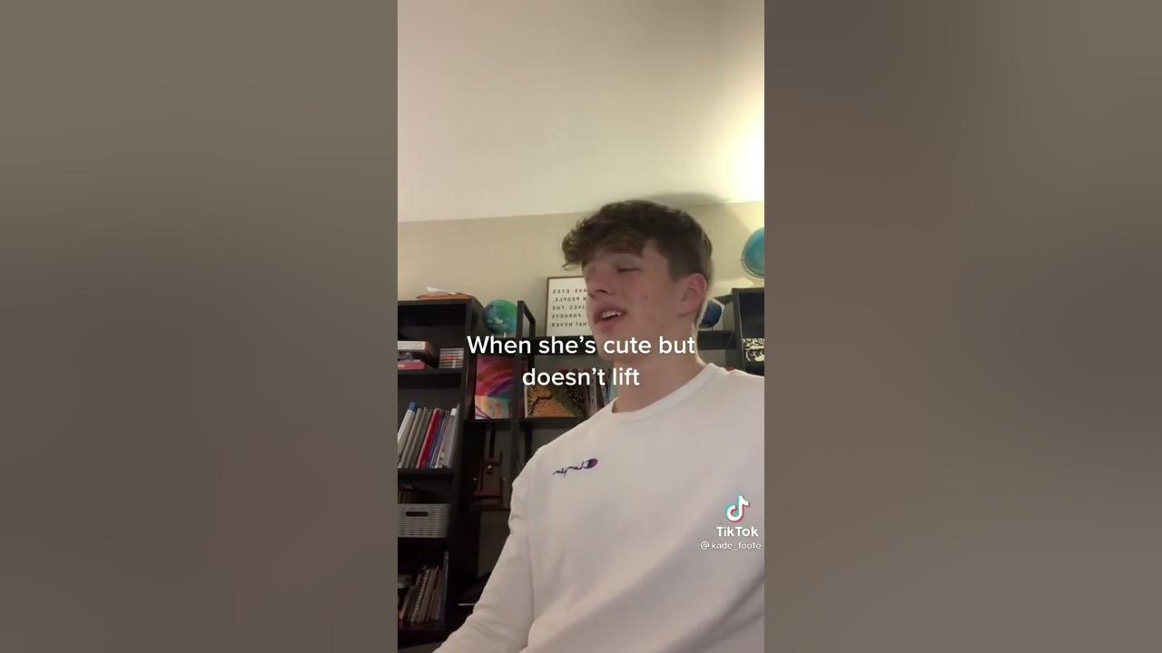 “Sorry I don’t like men who lift”! #shorts (TikTok @kade_foote) - YouTube