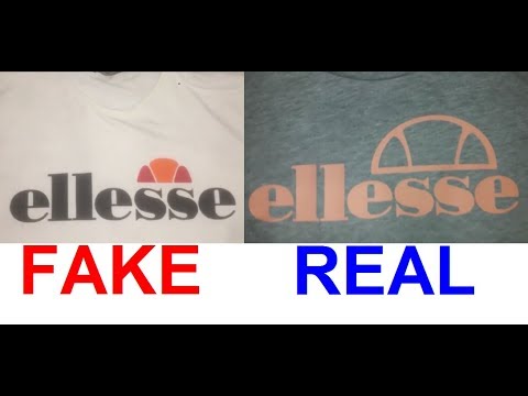 Real vs Fake Ellesse T shirt. How to 