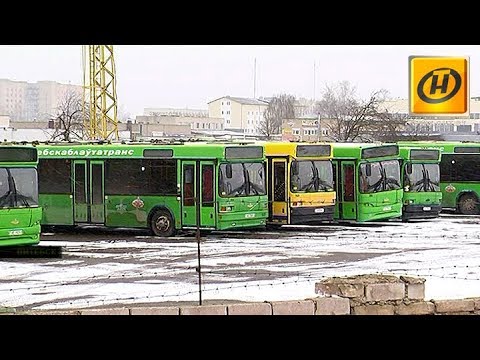 Перебои с топливом в Витебске: каждый третий автобус не вышел на маршрут