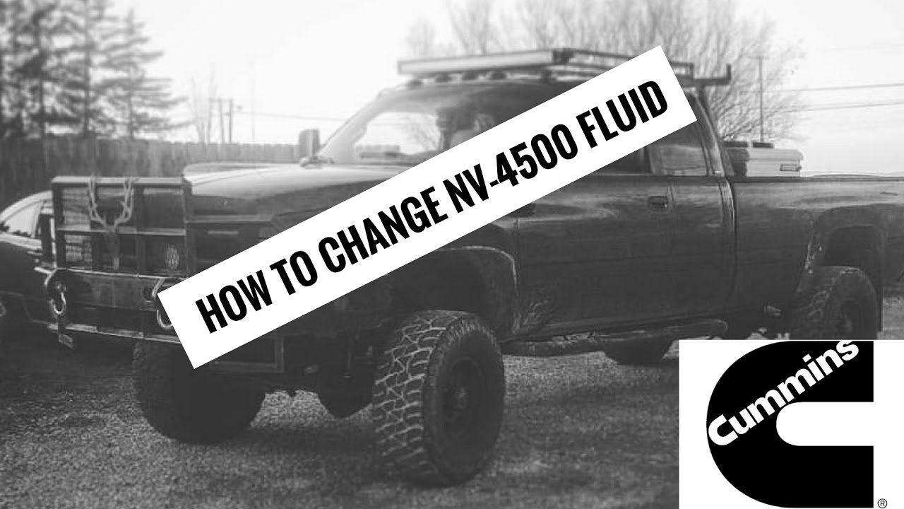 How To Change NV4500 Transmission Fluid ROYAL PURPLE 7590 YouTube