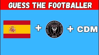 GUESS THE Football PLAYER BY COUNTRY + CLUB + POSITION | FOOTBALL QUIZ 2024 | Quizevo