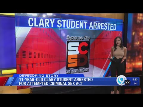 Clary Middle School Student Arrested live 5:30 am