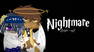 “Sleeping to cope”|￼Nightmare (Natewantstobattle)|GCMV|Belphie Angst|Fnaf song|ObeyMe|Gacha club