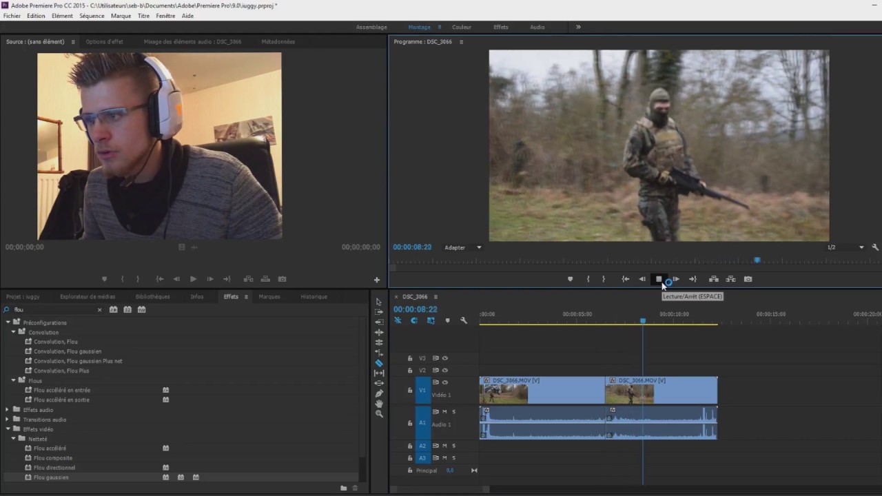 Comment Flouter Sur Adobe Premiere Pro Cc Youtube