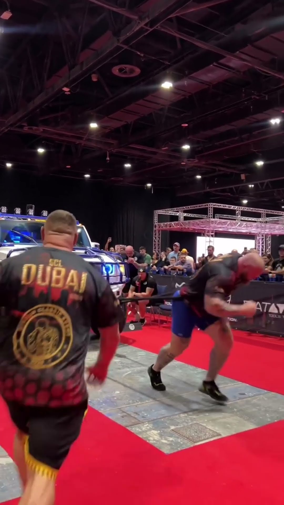 this bodybuilder pulled a car #shortsvideo