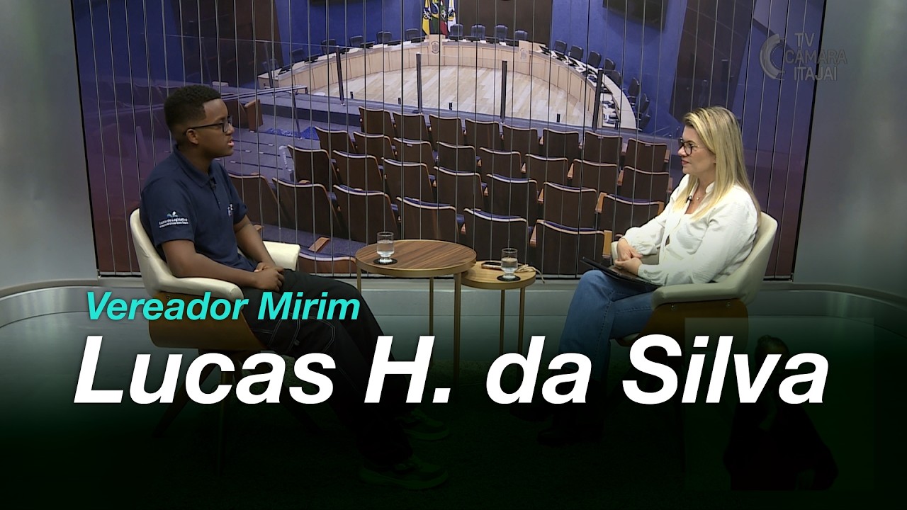 Lucas Henrik da Silva | Fala Vereador Mirim | TV Câmara Itajaí