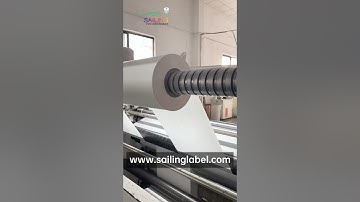 White PET label material/www.sailinglabel.com #label #machine #quality #factory #sailing #automobile