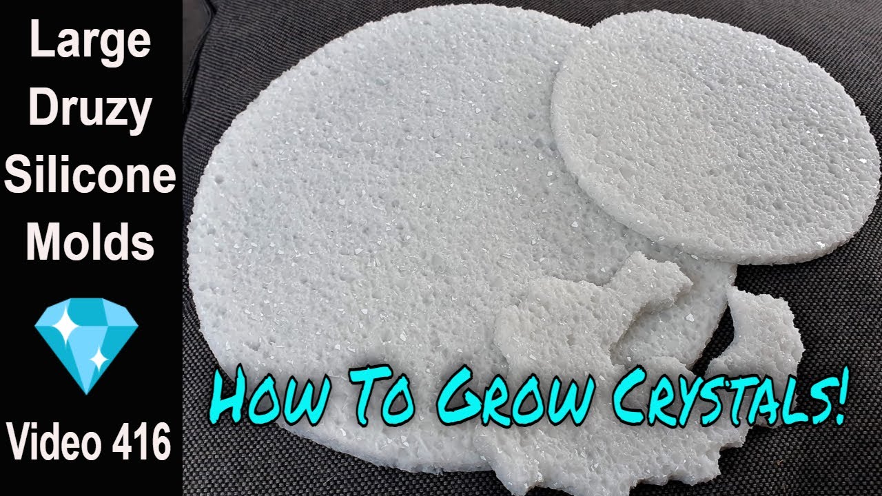 Druzy Silicone Molds DIY/ HOW TO Grow Crystals YouTube