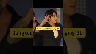 Jungkook 3D singing with ARMY at TSX, NYC 💜#shorts #youtubeshorts #jungkook #bts