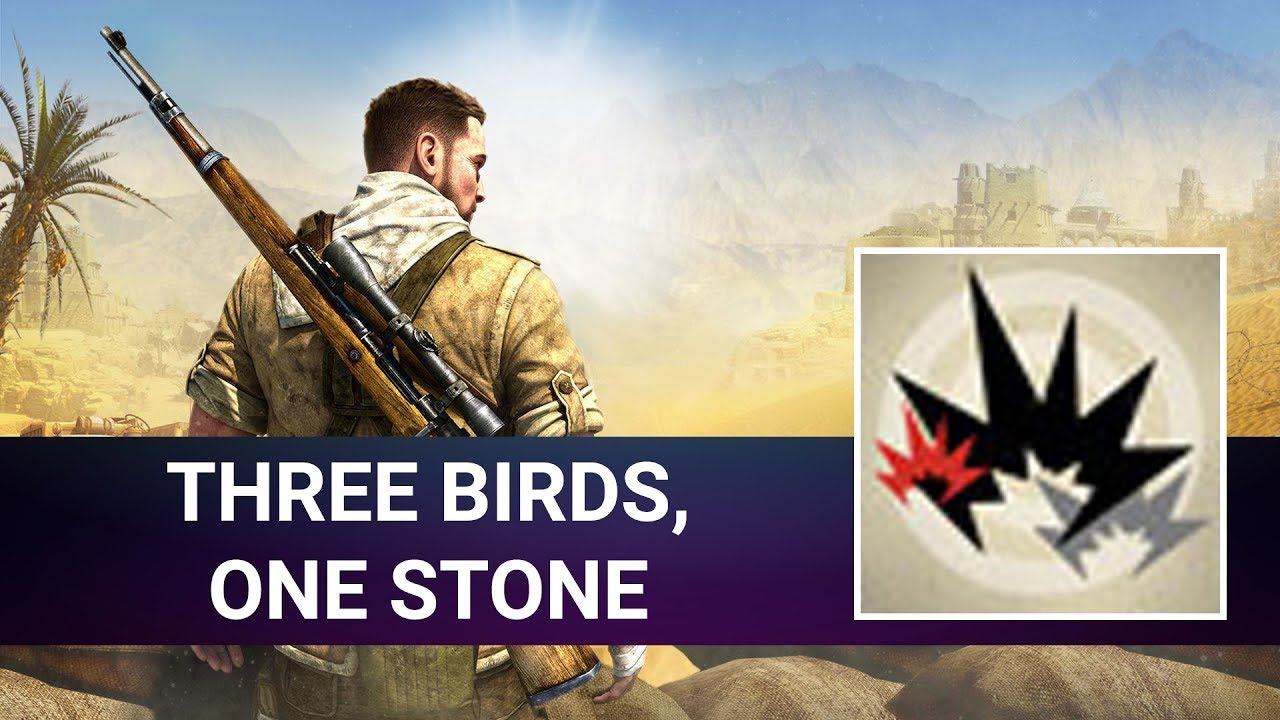 [Road to 100%] Sniper Elite 3 - Three birds, one stone - Achievement Walkthrough