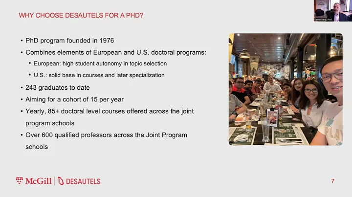 McGill Desautels Management PhD Online Information...