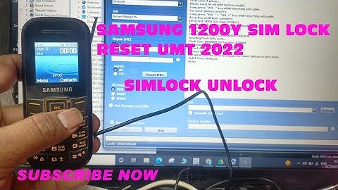 Samsung 1200Y Sim Lock Unlock by UMT 2022 ll Samsung 1200y Sim Lock Remove ll Samsung 1200Y Unlock