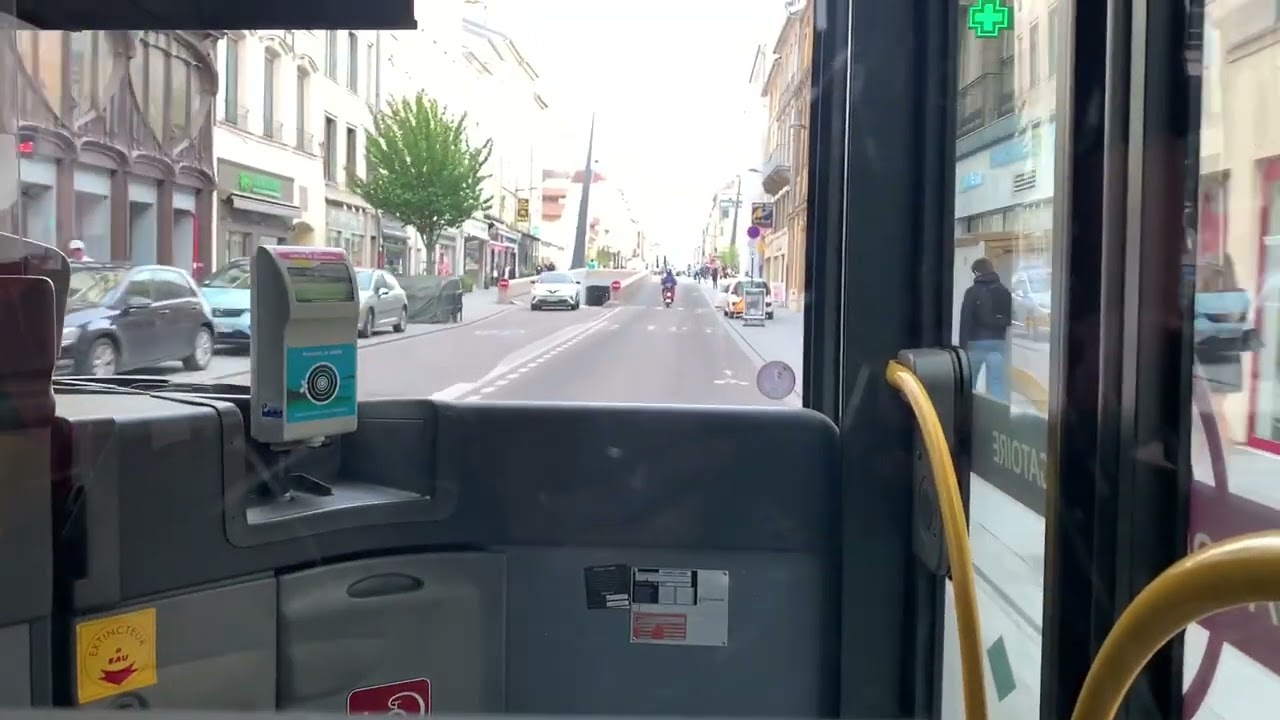 Bus STAN Nancy : Ligne T4, Mercedes-Benz Citaro G Facelift GNV Voyage de la Gare SNCF à Vaucouleurs