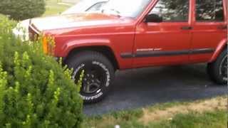 New Tires for My 99' Jeep Cherokee Sport Goodyear Wrangler