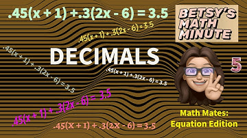 How to Get Rid of Decimals in Math Equations (EASY TIPS)