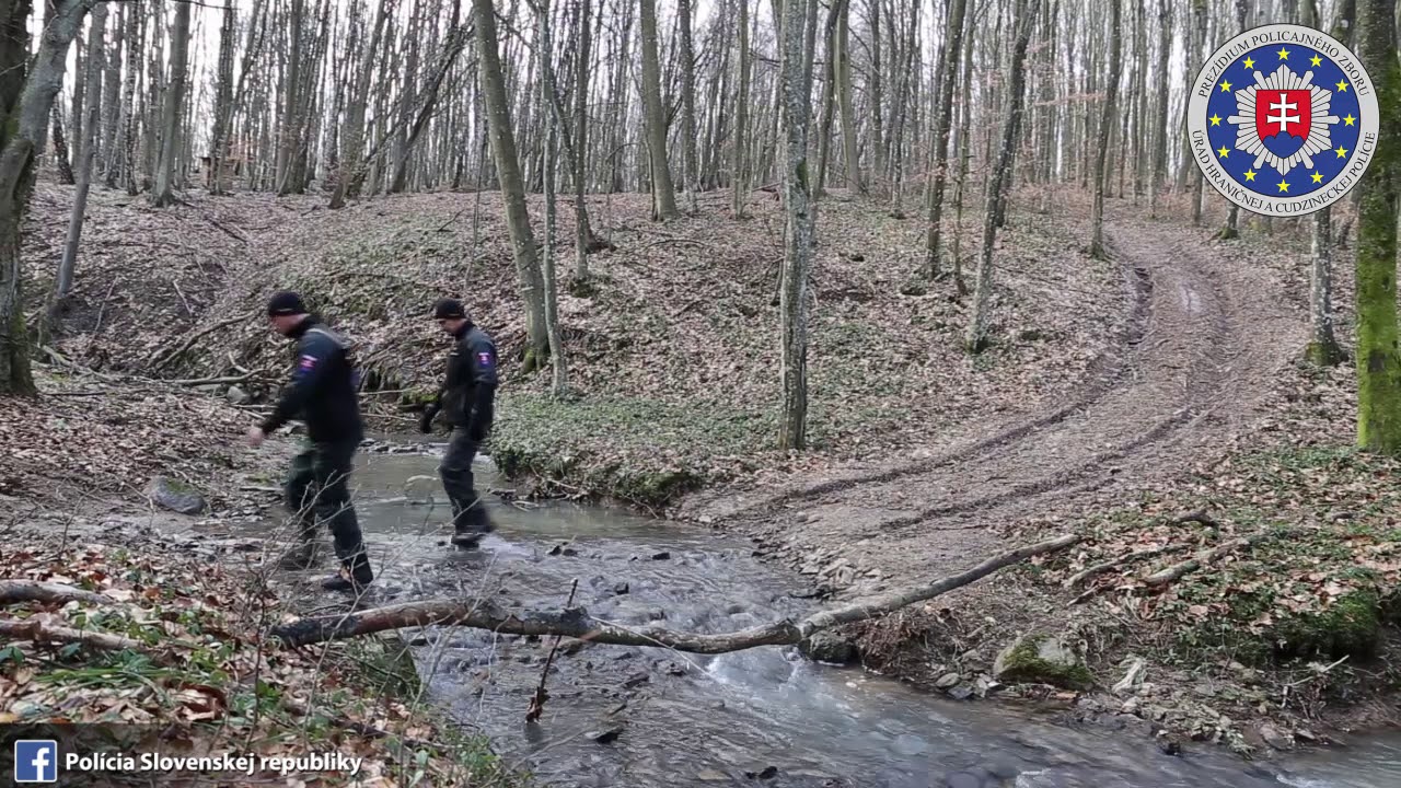 Činnosť policajtov na hranici s Ukrajinou