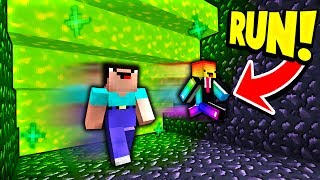 Minecraft RUN FROM THE SLIME! with PrestonPlayz