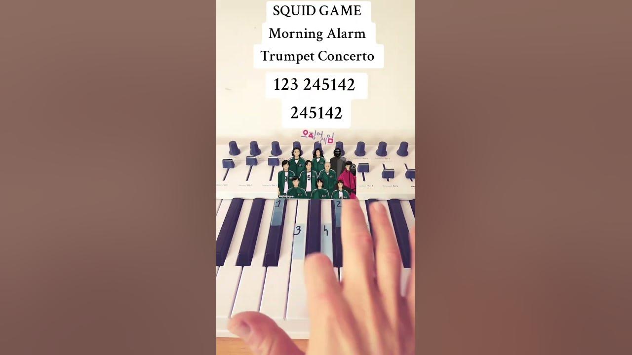 SQUID GAME 2 - Trumpet Concerto | Piano Tutorial #easy #piano #pianotutorial #pianolesson #squidgame