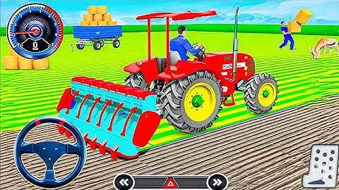 Modern Tractor Farming Driving Simulator 3D - New Tractor Games - Android Gameplay