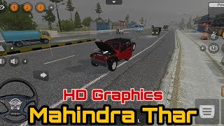 Mahindra Thar Mod Bus Simulator Indonesia Open World Android Game HD Graphics 1080p Gameplay screenshot 1