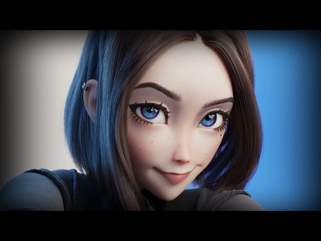 Really cool mashup of Alita and Sam (Samsung galaxy girl) from