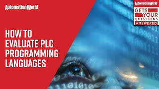 How to Evaluate PLC Programming Languages