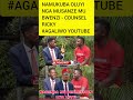NAMUKUBA OLUYI NGA MUSANZE MU BWENZI COUNSEL RICKY AGALIWO YOUTUBE
